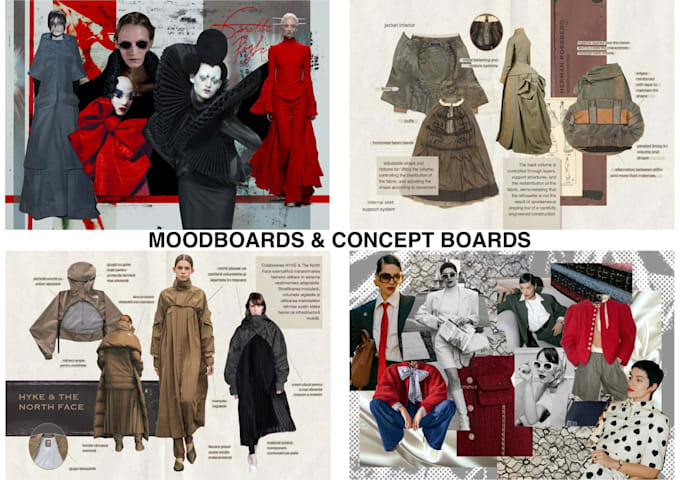 create fashion designs from concept to collection