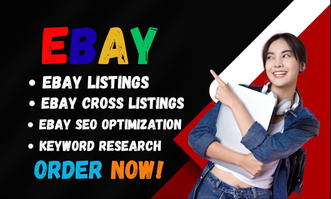 do ebay listing, ebay lister, ebay seo listing, ebay product listing