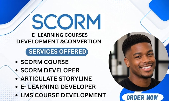 create scorm course elearning content articulatestoryline lms course development