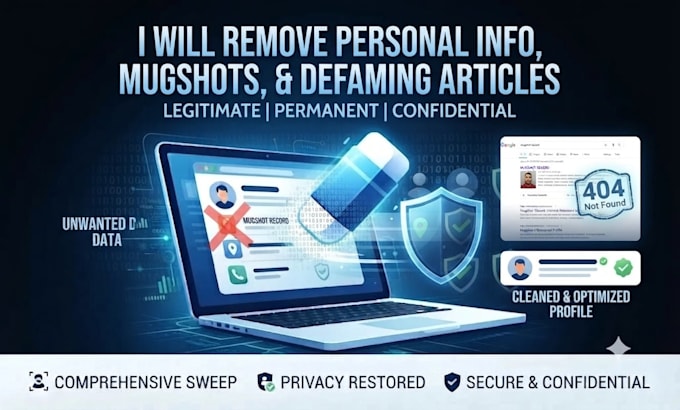 remove personal information from google, remove dafaming articles, mugshots