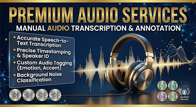 manually annotate and transcribe audio data