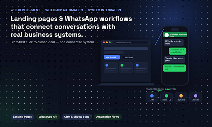 build whatsapp business automation workflows