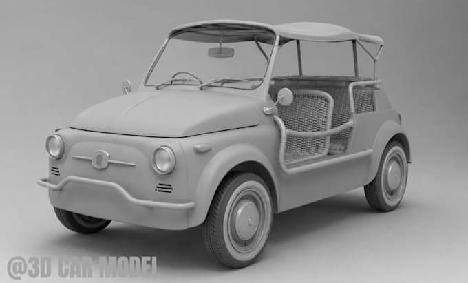 model, animate, and rig futuristic 3d car for unity and unreal engine