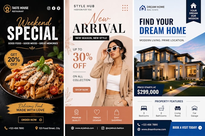 design professional canva social media posts