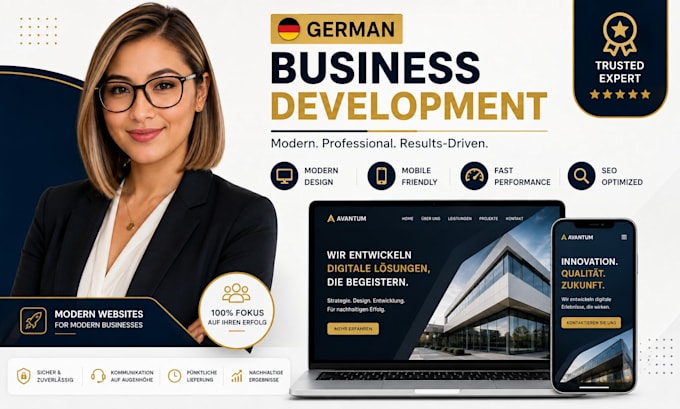 do german website development for modern business websites