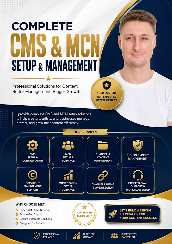 manage your youtube cms and mcn professionally