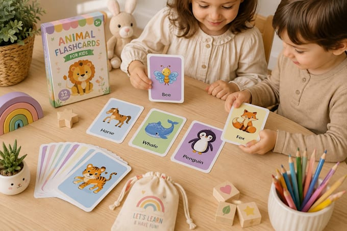 create printable flashcards for preschool and kindergarten