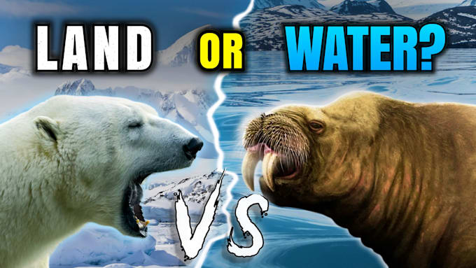 design dramatic animal and wildlife youtube thumbnails