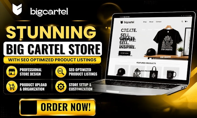 set up your big cartel store for maximum sales