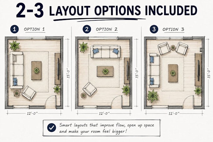 draw a professional 2d floor plan and technical layout for your property