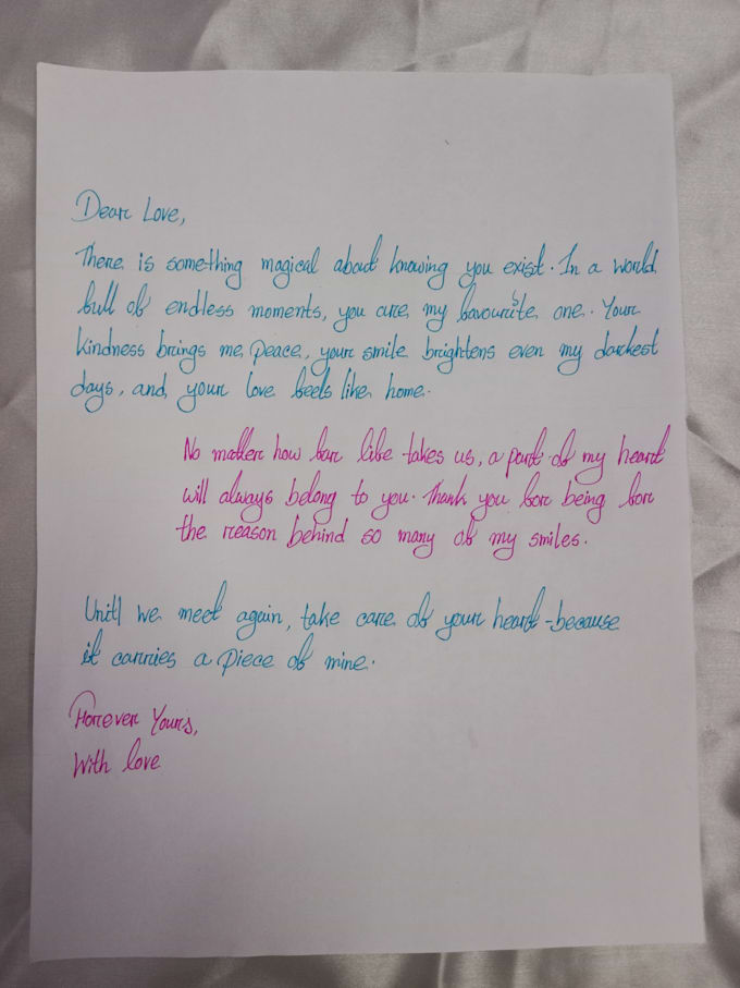do beautiful english and bengali handwriting