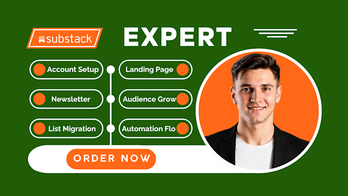setup substack manage substack newsletter design substack beehiiv landing page