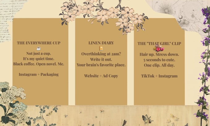 write cozy astetic journal