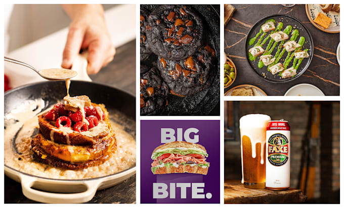 produce professional quality food photography