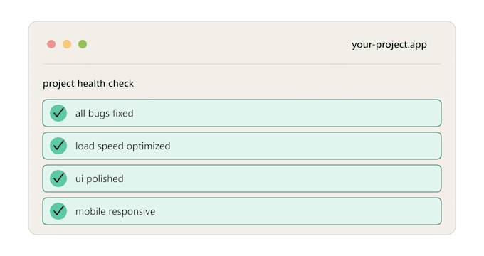 fix and optimize your project, UI, speed, bugs