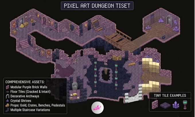 create pixel art tile set pixel background game sprite pixel avatar rpg tile set