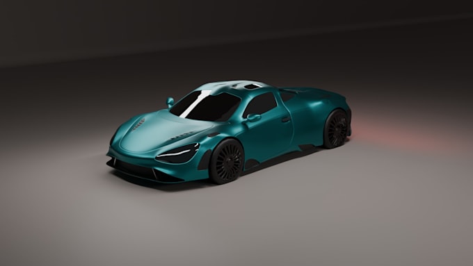 create 3d models for a car or vehicle in blender