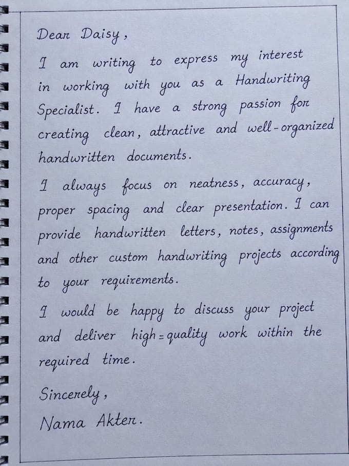 convert your text into neat custom handwriting