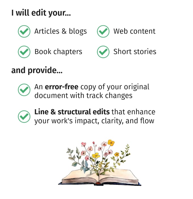 proofread and edit your content
