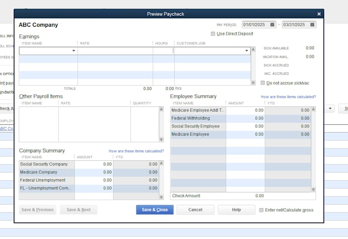 do US payroll and prepare payroll reports for your business