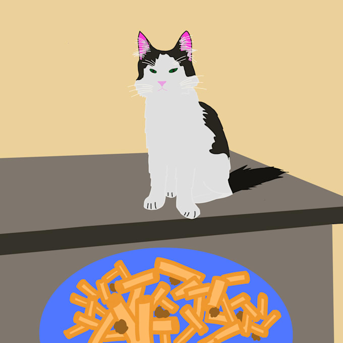 draw your pet in a silly fun style