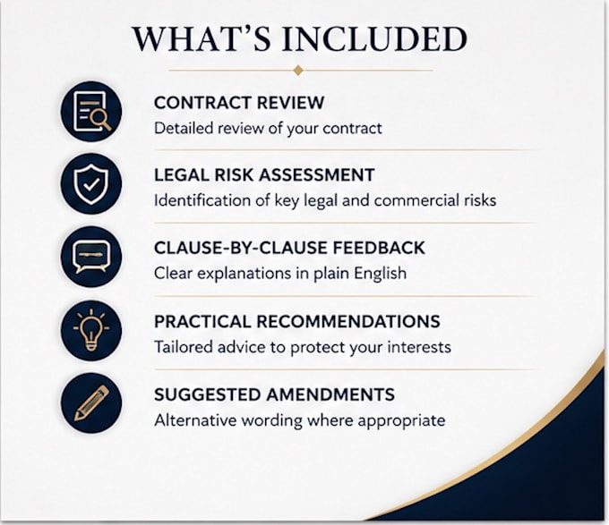 review and draft your commercial contracts