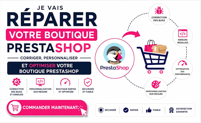 fix prestashop bugs, errors, problem, customize and optimize your store