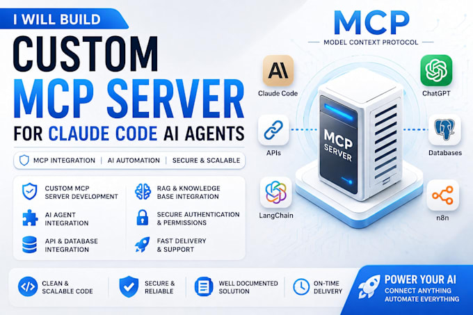 build custom mcp server for claude code ai agents