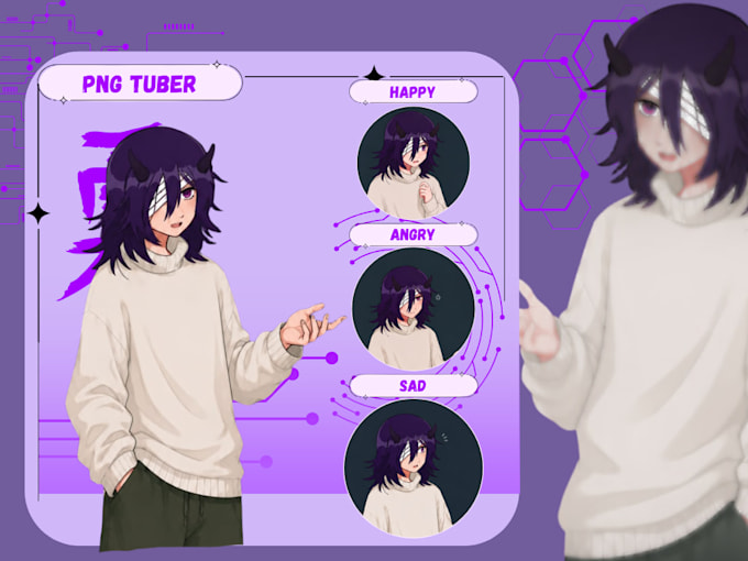create a custom anime pngtuber for streaming and content creation