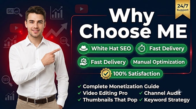 youtube channel seo optimized monetization thumbnail editing