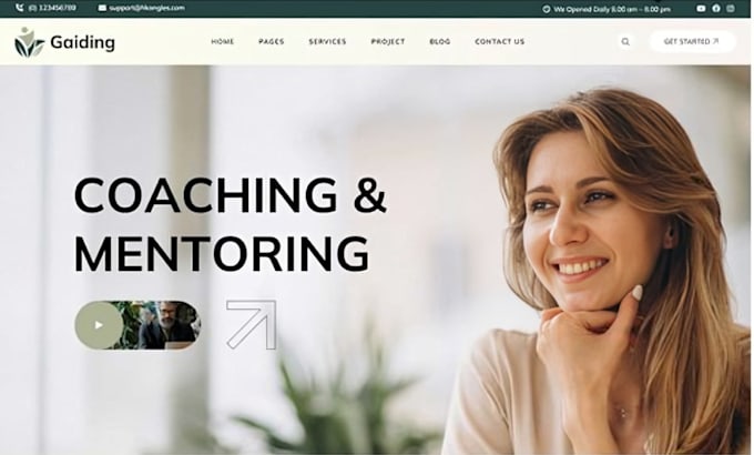 design squarespace life coach website personal brand website coaching website