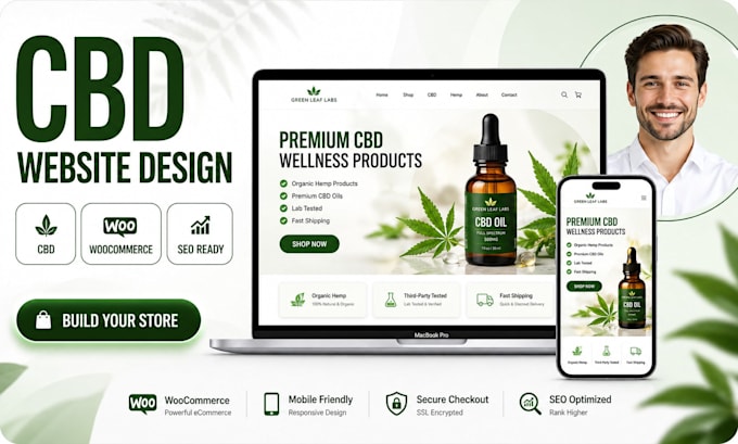 build cbd website, vape, marijuana ecommerce store, cannabis website SEO