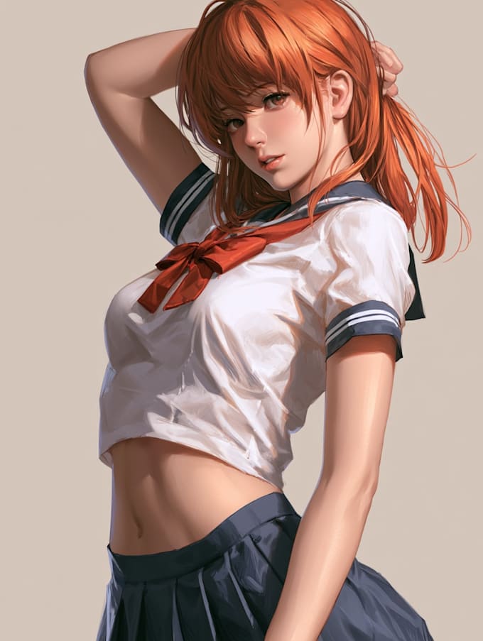 do a anime character