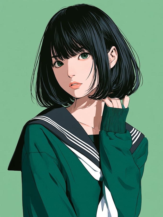 do an anime character