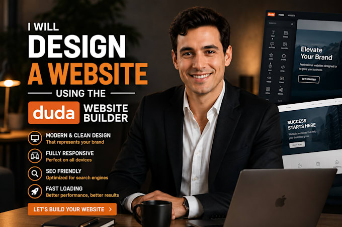 build duda website design and redesign duda website using duda website builder