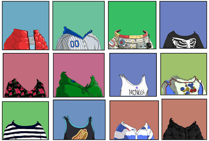create custom 2d nft character art for your collection