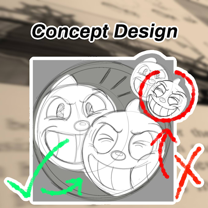 create custom death card from cuphead in rubberhose style
