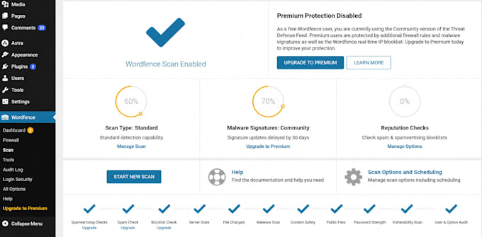 clean malware, remove virus, and secure your hacked wordpress website