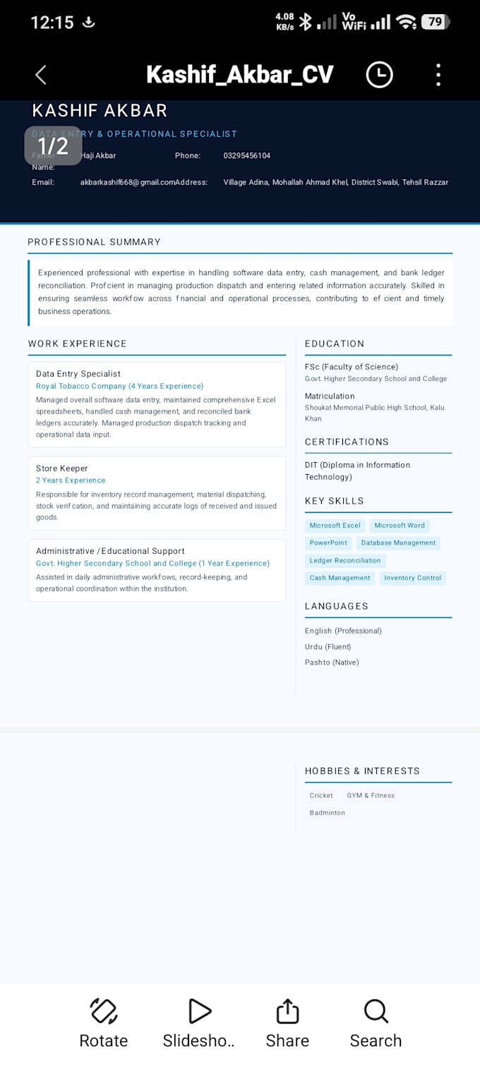 create a professional ats friendly resume