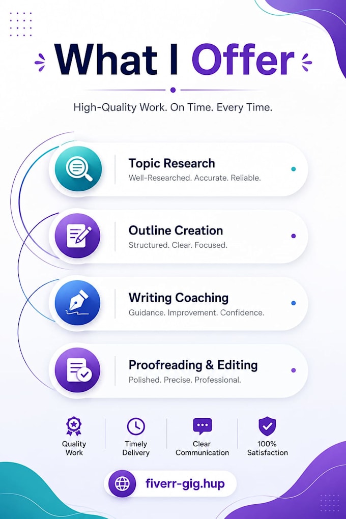 provide research and writing guidance