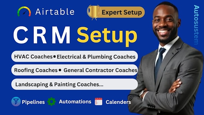 build a coaching business CRM and client tracker in airtable