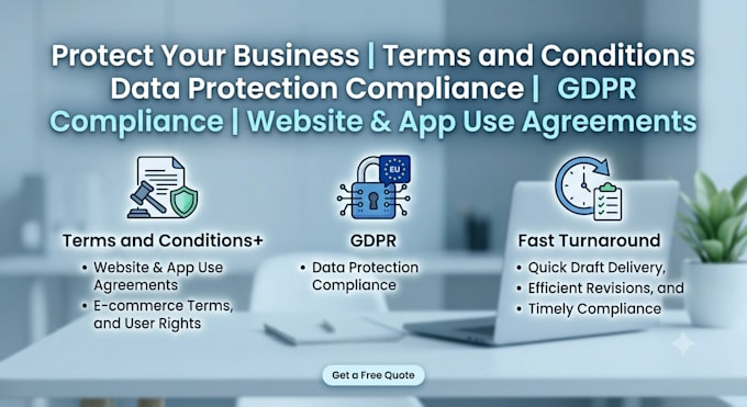 draft gdpr, cookie, privacy policies, terms and conditions