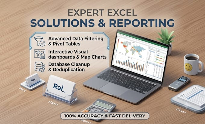 do real estate excel data entry, data cleaning, and copy paste work