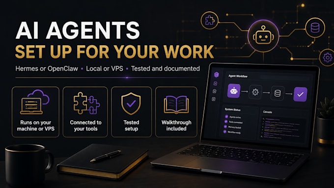set up your hermes or openclaw ai agent