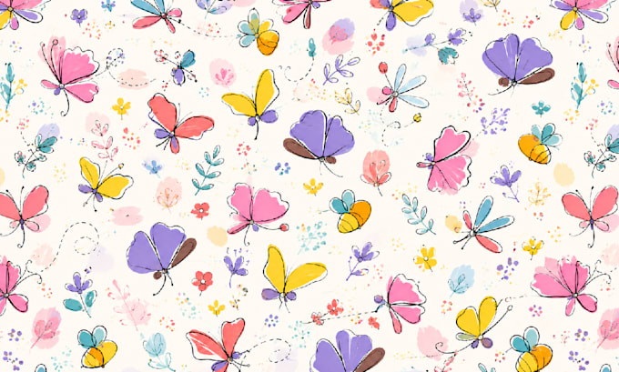 create modern seamless patterns for clothing