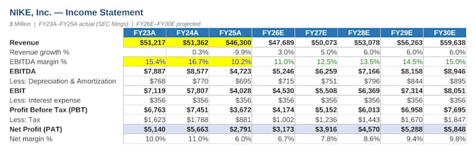 build financial models, dcf valuation and excel dashboards