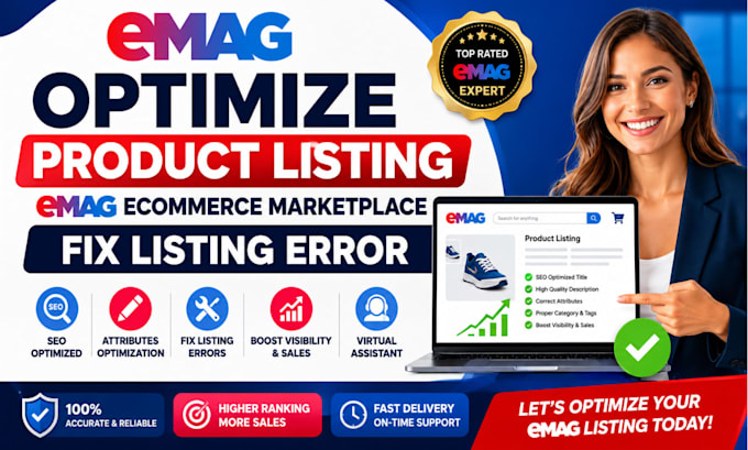 optimize product listing emag ecommerce marketplace fix listing error VA