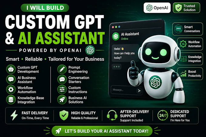 create custom gpt apps and ai assistants for your business