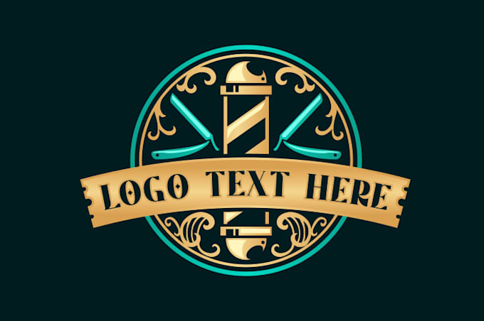 design outstanding barbershop and barber logo