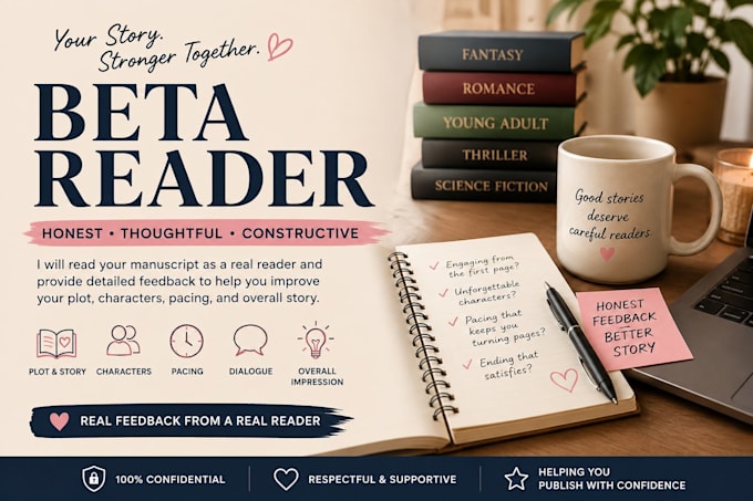 provide detailed beta reading and honest book feedback